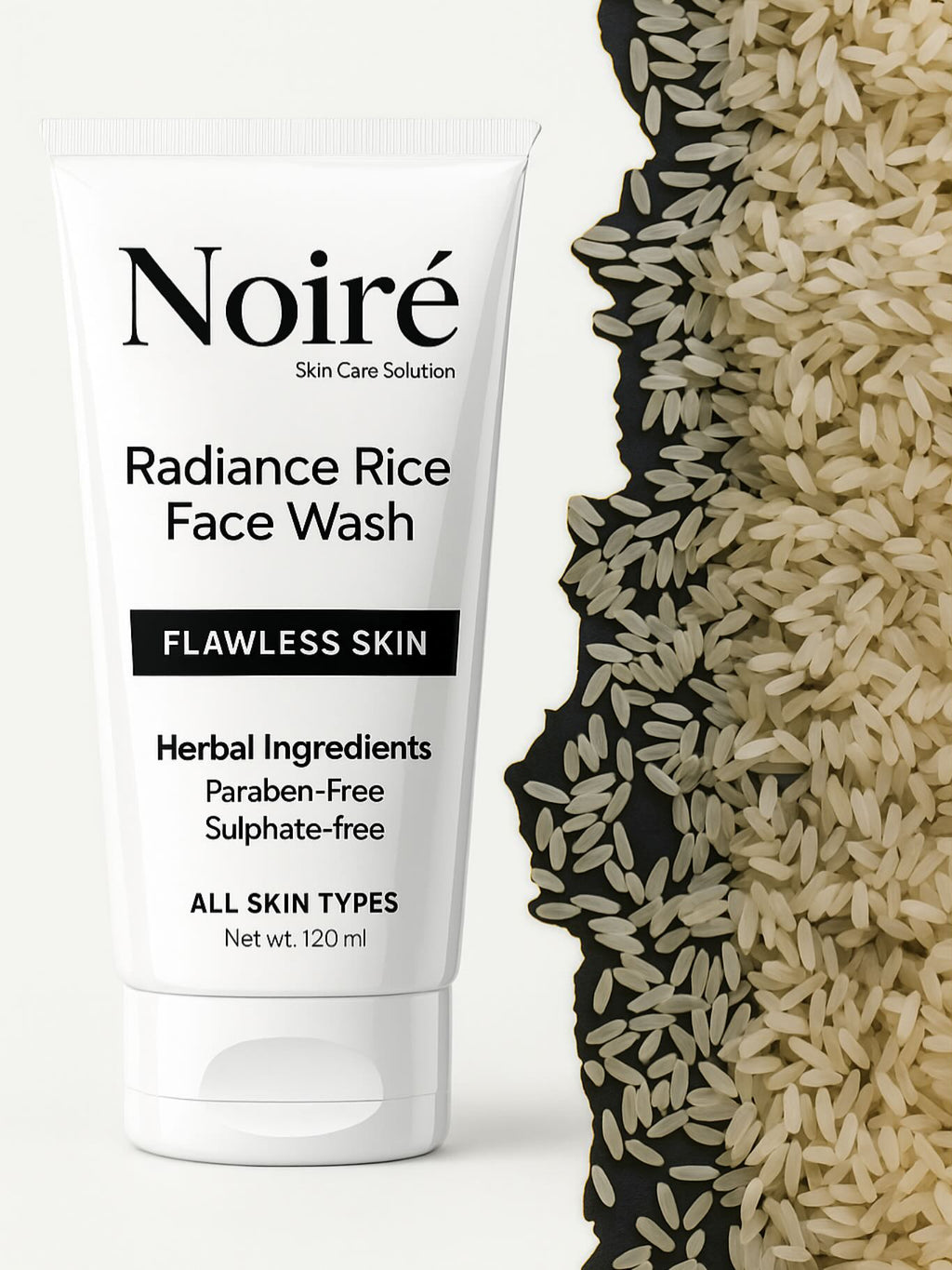 Noiré Radiance Rice face wash Gentle & Soothing
